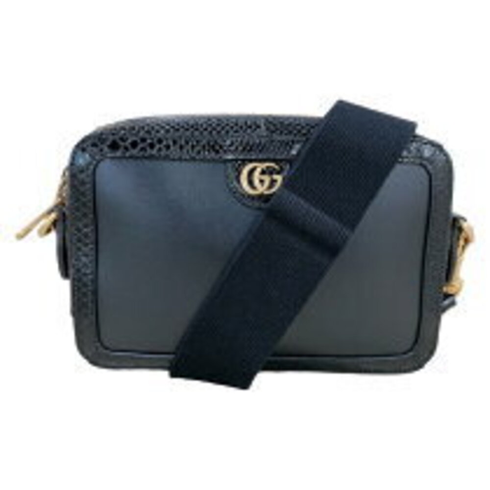 Gucci Python Leather Shoulder Bag - image 1